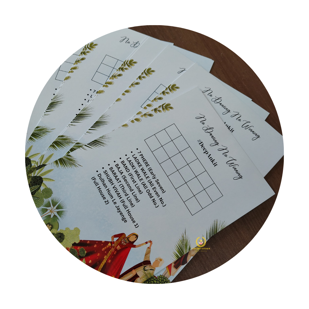 Customised Tambola Tickets